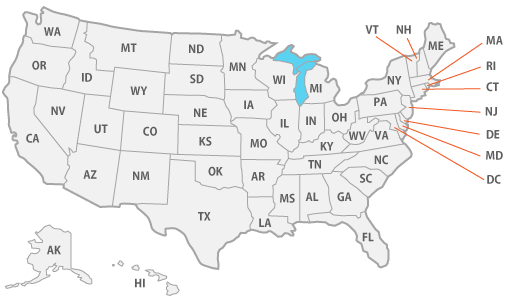 U.S. Map